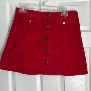 BDG Denim corduroy mini skirt